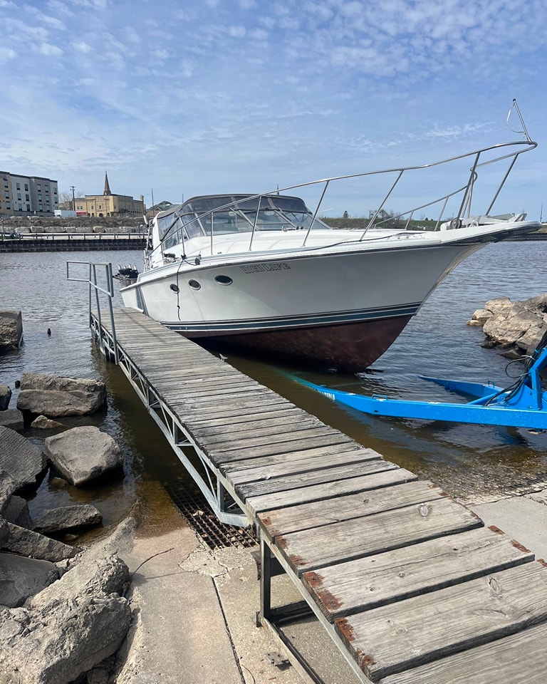 boating coming out.
